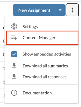 Accessing the Content Manager