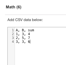 Adding entries to a data table